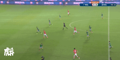 GIF:艾克森传中造元敏诚乌龙,广州队2-0领先