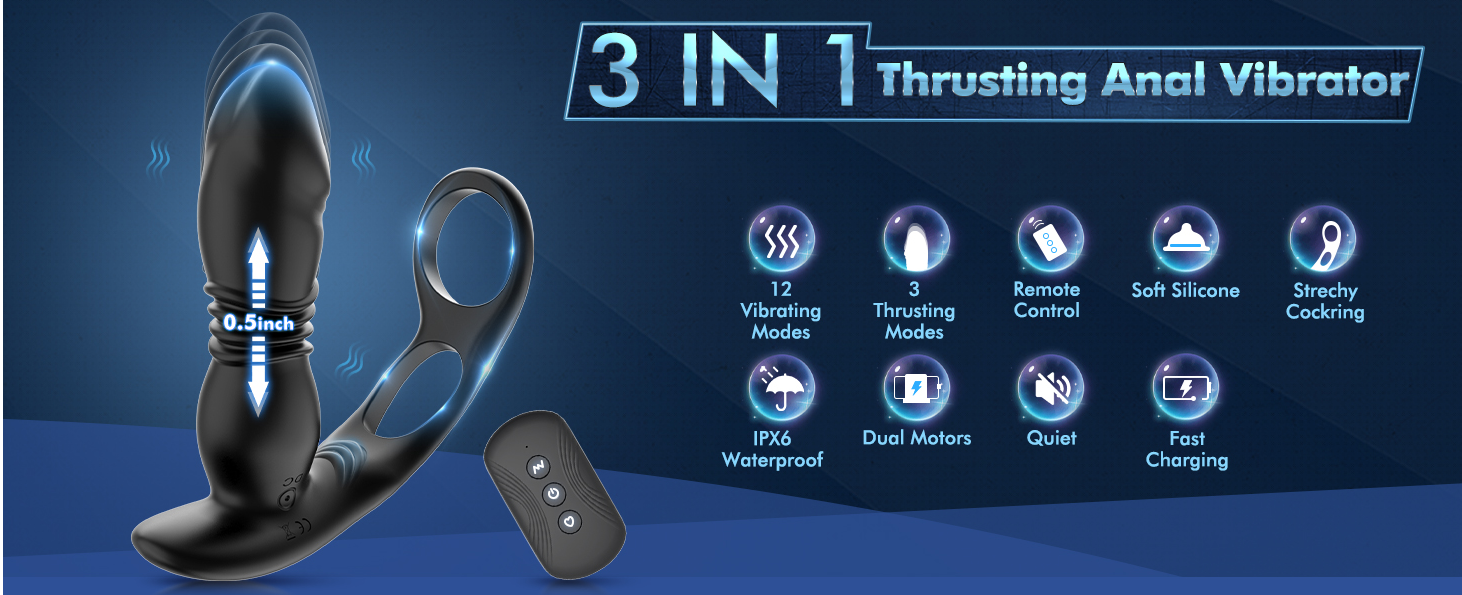 Prostate massager vibrator