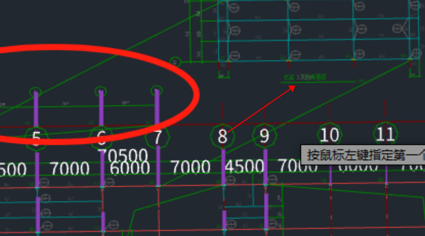 圓圈內的鋼柱高度怎么看,，屬于鋼架多少