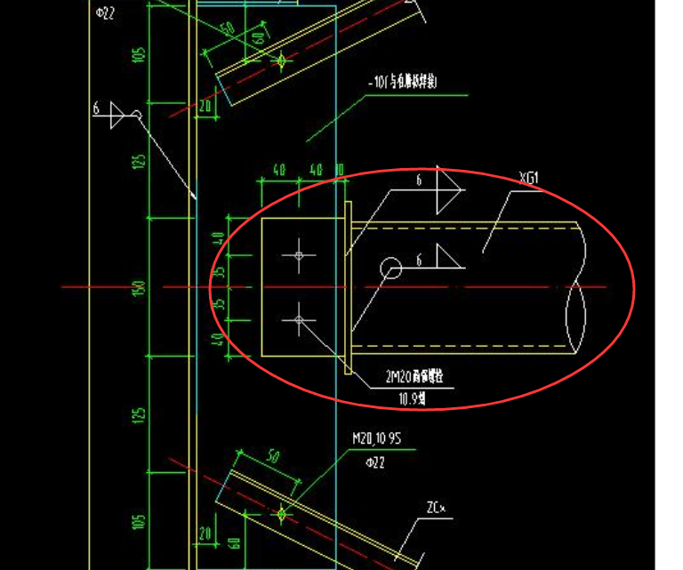 這個6m處的系桿要怎么布置